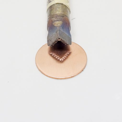 Chevron Inside Teeth Single Stamp 838