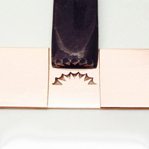 Mountain Burst Border Stamp 734