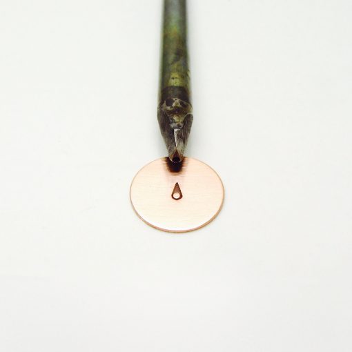 Teardrop Dot Single Stamp 118