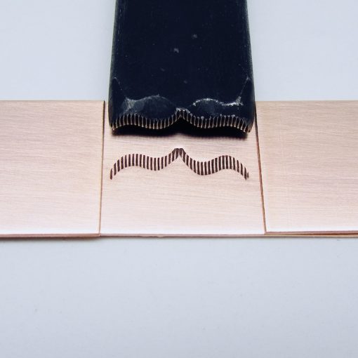 S Vertical Line Border Stamp 71