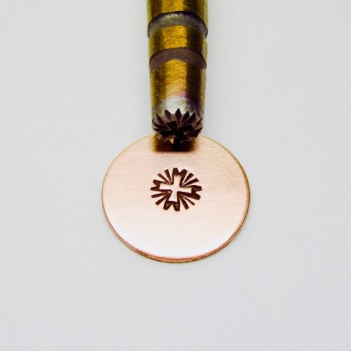 Round Cross Burst Single Stamp 3516