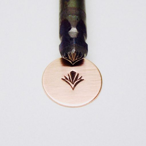 Curved Chevron Design Single Stamp 4516