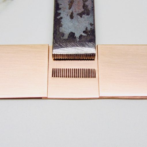 Vertical Lined Thick Border Stamp 734