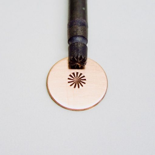 Round Line Burst Single Stamp 314