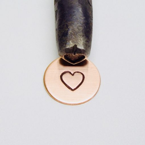 Heart Outline Single Stamp 12516