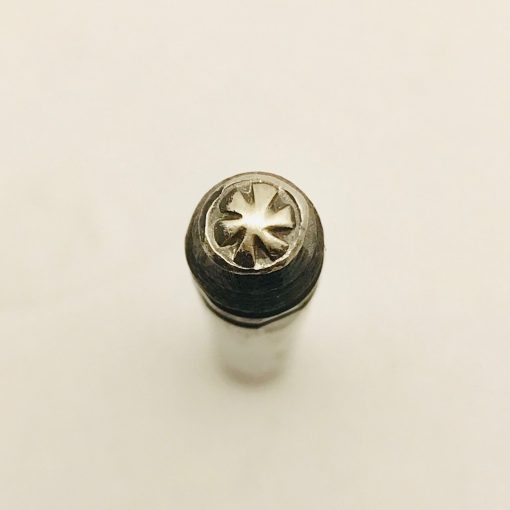6 Petal Flower Bead Drop Single Stamp 1914 - Image 2