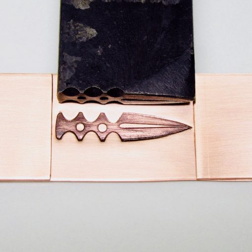 Dagger with Dots Style Border Stamp 16114