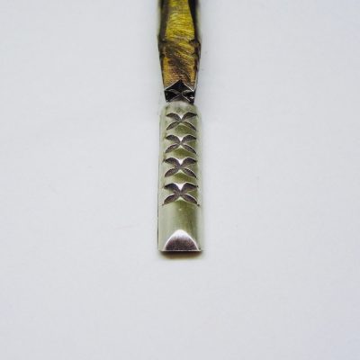 X Design Half Round Wire Single Stamp 1614