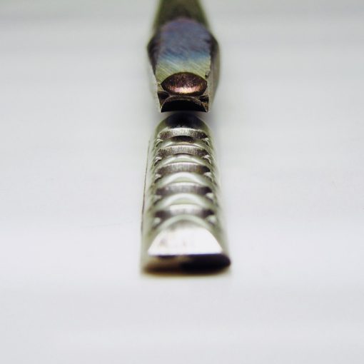 Curved X Design Half Round Wire Single Stamp - Image 2