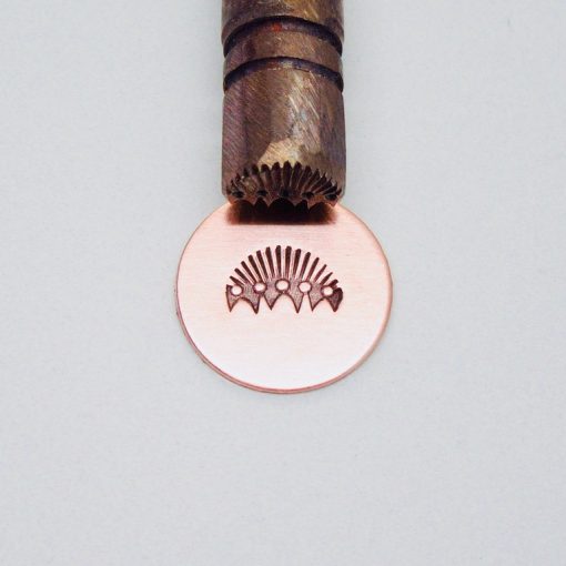 Shell Design 5 Dots Single Stamp 2716