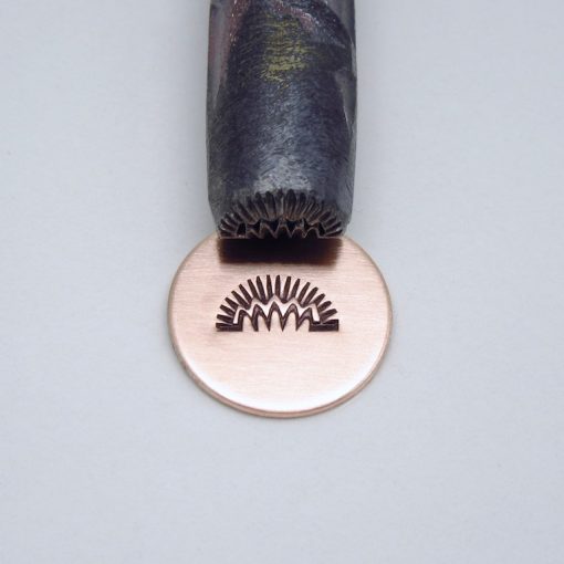 Mini Mountain Burst Design Single Stamp 212