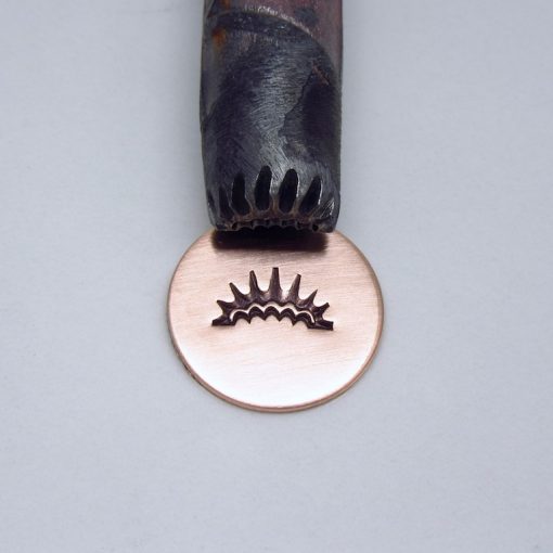 8 Spiked Ray Cloud Design Single Stamp 212