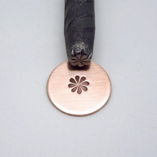 Round 8 Petal Flower Design Single Stamp 314