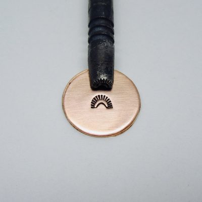 Sun Ray Top Ridged Design Single Stamp 214