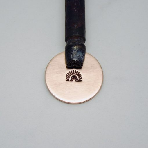 Sunray Design with Three Ridged Bottom Single Stamp 214