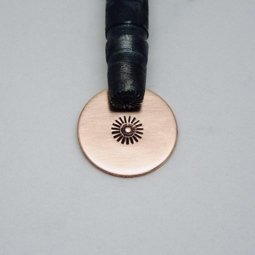 Round Sun with Outline Design Single Stamp 314
