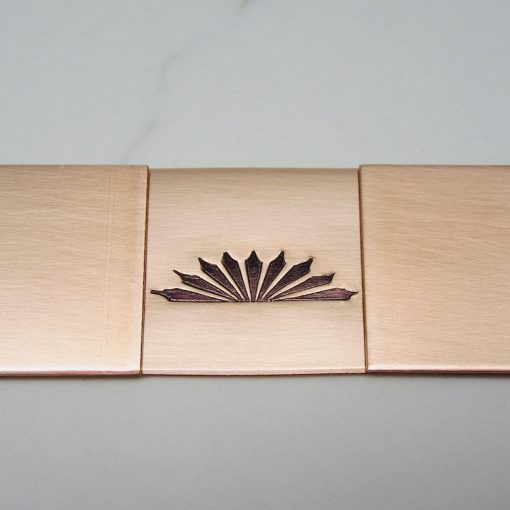 Spiked 9 Petal Bloom Border Stamp 71