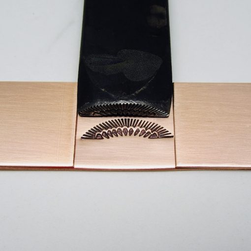 Sun Ray Multi Design with Spiked Bottom Border Stamp 71