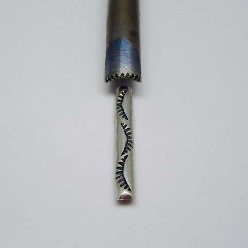 Sun Ray 10 Spiked Design Half Round Wire Single Stamp 1638