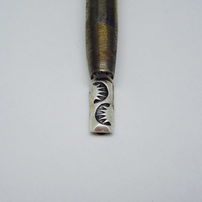 Sun Ray Bottom 5 Spiked Half Round Wire Single Stamp 1614