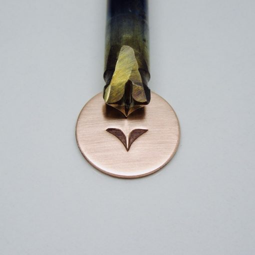 Two Petal Bloom Design Single Stamp 8516