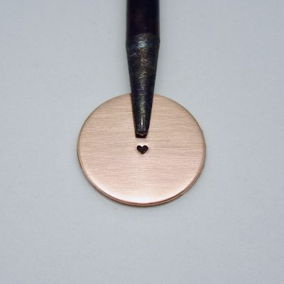 Tiny Small Solid Heart Stamp 3232
