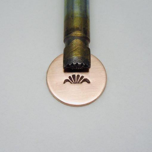 4 Round Petal Sunray Blossom Single Stamp 238