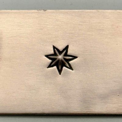Traditional 7 Point Star Bumpout Stamp 1112